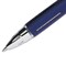 Uni-Ball Jetstream Retractable Ballpoint Pen, Fine 0.7mm, Black Ink, Blue Barrel